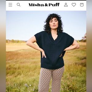 Misha & Puff Ingela Vest Ink (sold out online)